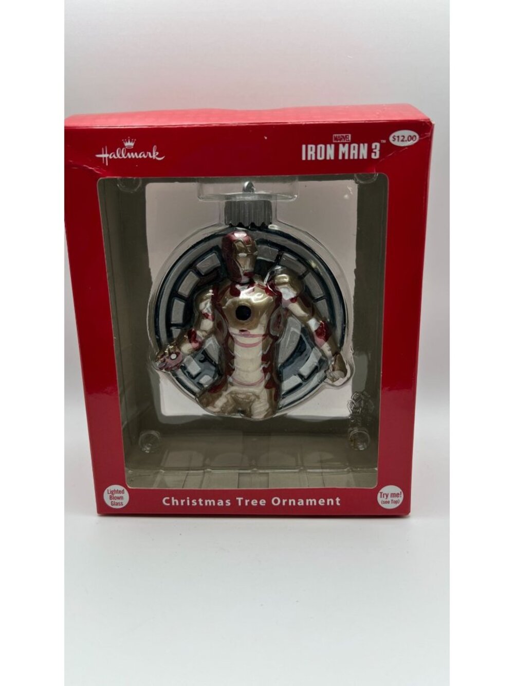 Marvel Iron Man 3 Light-Up Christmas Tree Ornament By Hallmark